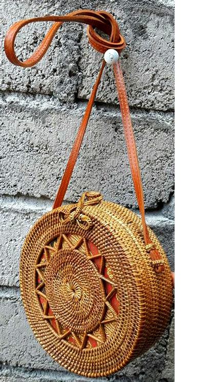 rattan bag from bali indonesia